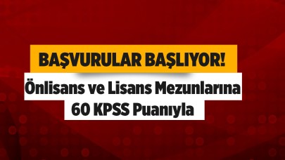 Memur olma isteyenlere müjde! KPSS 60 Puanıyla Memur Alımı: Önlisans ve Lisans Mezunlarına İş Kapısı Açılıyor