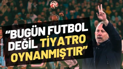Sergen Yalçın’dan Zehir Zemberek Sözler: Futbol Değil Tiyatro İzledik