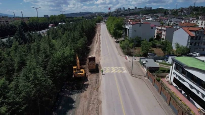 Alikahya Stadyum Tramvay Hattı Çalışmaları Sürüyor