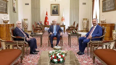 Numan Kurtulmuş, AYM Başkanı Kadir Özkaya'yı Kabul Etti