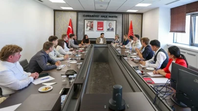 CHP, SDP ve Sosyalist Enternasyonal’in Gençlik Örgütü Temsilcilerini Ağırladı
