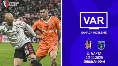 TFF 5. Hafta VAR Kayıtlarını Paylaştı