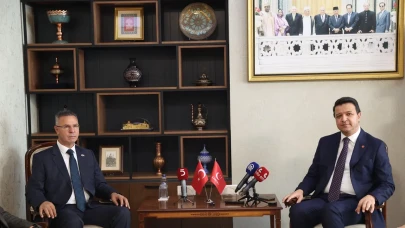 Filistin Büyükelçisi Faed Mustafa’dan Saadet Partisi’ne Veda Ziyareti