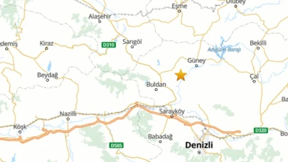 Denizli'de 4.1 Büyüklüğünde Deprem