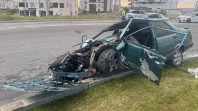 Kayseri'de Trafik Kazasında 4 Kişi Yaralandı