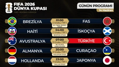 Dünya Kupası'nda Bugün 5 Maç Oynanacak