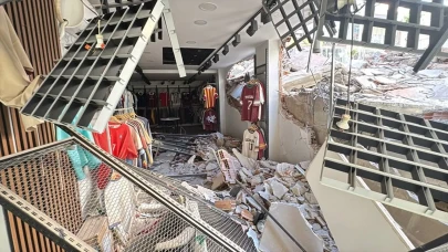 İstanbul Güngören'de Korkutan Çökme