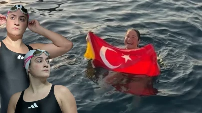 Aysu Türkoğlu Tsugaru Kanalı'nı Yüzerek Geçti