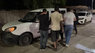 Erzurum'da 10 Düzensiz Göçmen Yakalandı