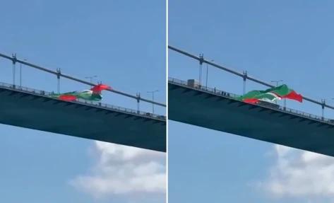 Amedspor Bayrağı FSM Köprüsü'ne Asıldı