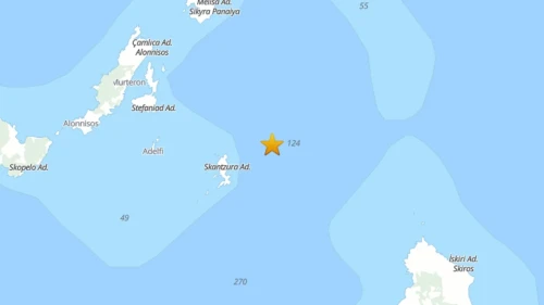 Ege Denizi'nde 4,8 Büyüklüğünde Deprem