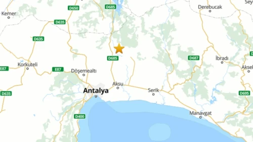 Antalya’da Korkutan Sarsıntı! Serik 4.9 İle Sallandı