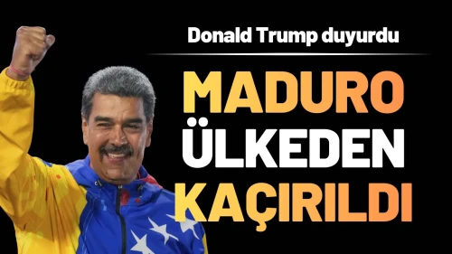 ABD, Maduro ve Eşini Kaçırdı