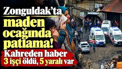 Maden Ocağında Grizu Patlaması