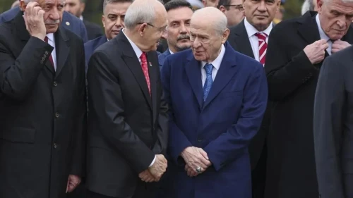 Kılıçdaroğlu ve Bahçeli Uzun Uzun Konuştu