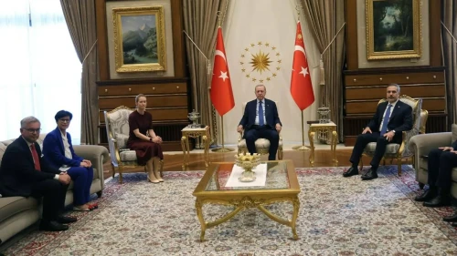 Erdoğan, AB Heyetiyle Bir Araya Geldi