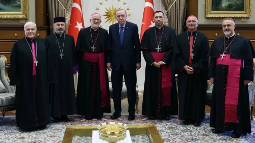 Cumhurbaşkanı Erdoğan Katolik Episkoposlar Heyetini Kabul Etti