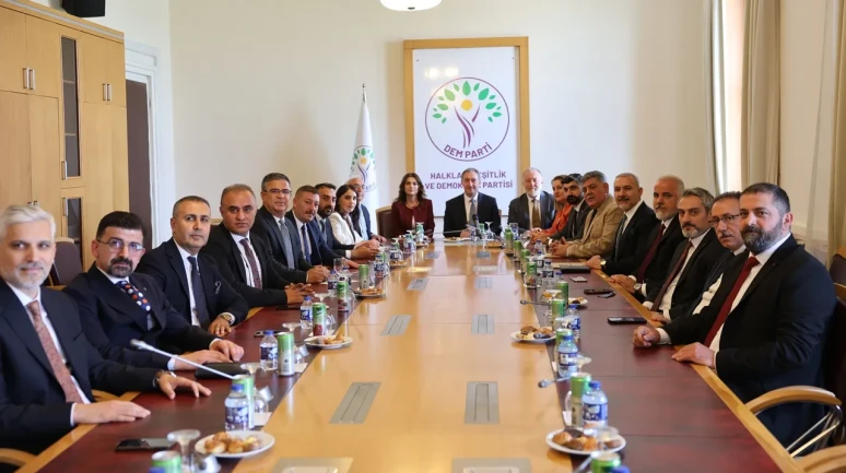15 Baro Başkanı DEM Parti’ye ‘Süreç’ Ziyaretinde Bulundu