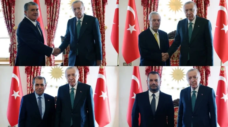 Dört Büyükler Erdoğan'la Buluştu