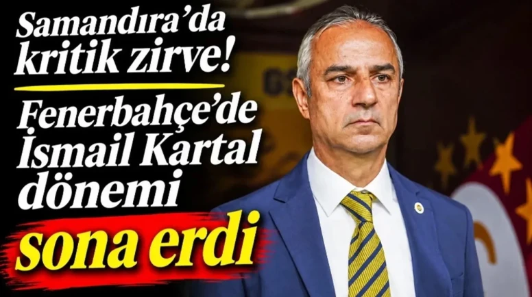 Fenerbahçe'de İsmail Kartal Şoku