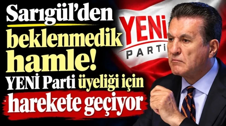 Mustafa Sarıgül'den YENİ Parti Kararı