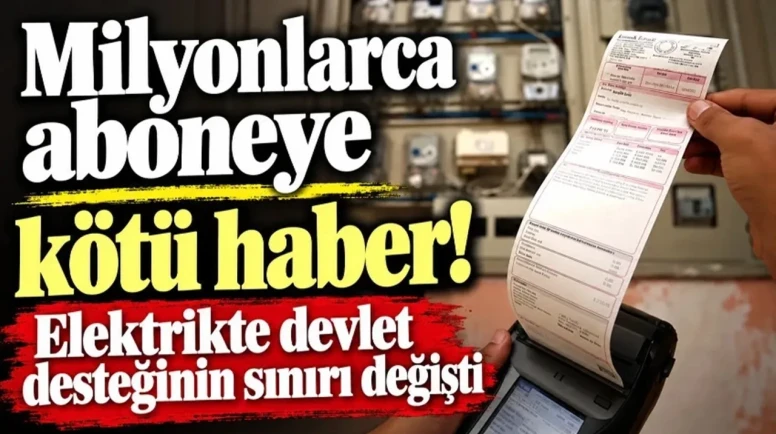 Elektrikte Devlet Desteği Sınırı Değişti