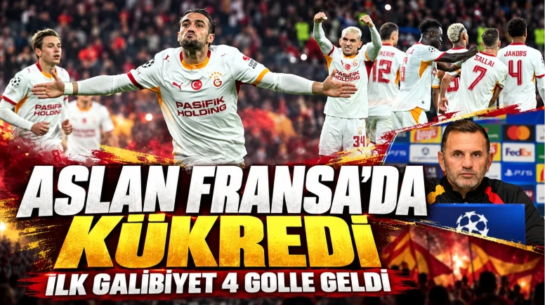 Galatasaray'dan Fransa'da Gol Şov
