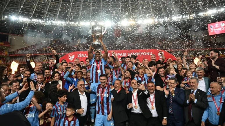Trabzonspor Türkiye Kupası Şampiyonu Oldu