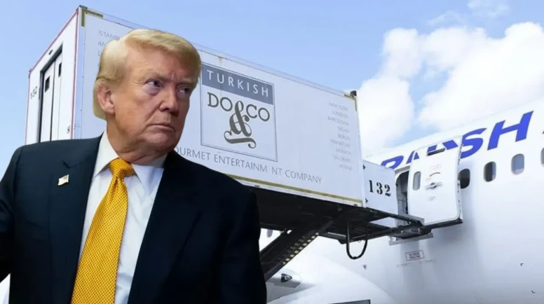 Trump İkram Aracıyla Kaçırıldı