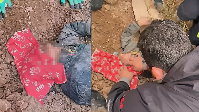 Küçük Çocuk Toprağa Gömülü Halde Bulundu