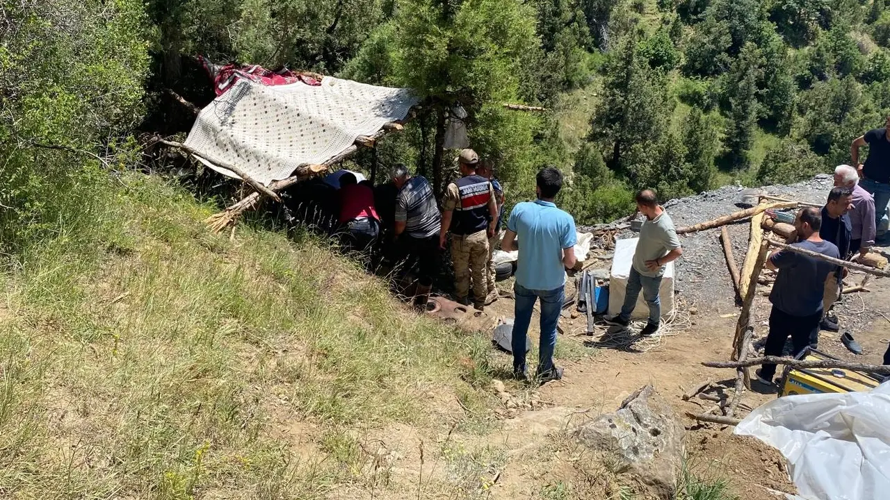 Erzurum’da Oltu Taşı Ocağında Göçük