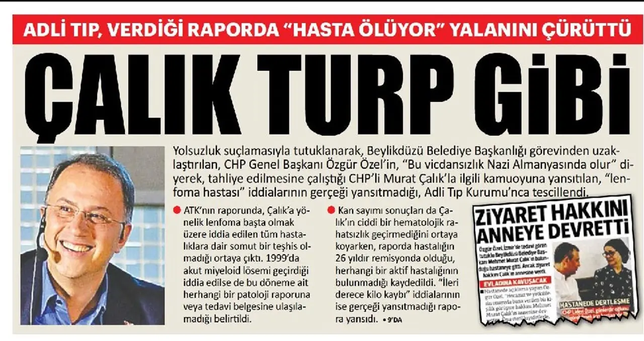 Yeni Akit’in ‘Turp Gibi’ Manşeti, Bülent Arınç’ı Çileden Çıkardı