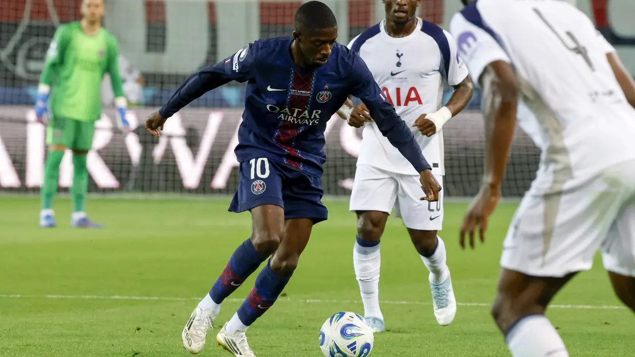 PSG oyuncusu Ousmane Dembele karşılaşmada forma giydi.