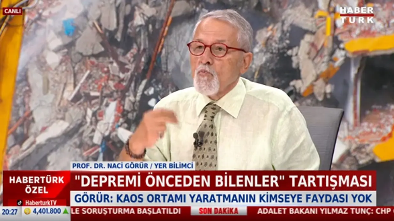Naci Görür Habertürk TV yayını