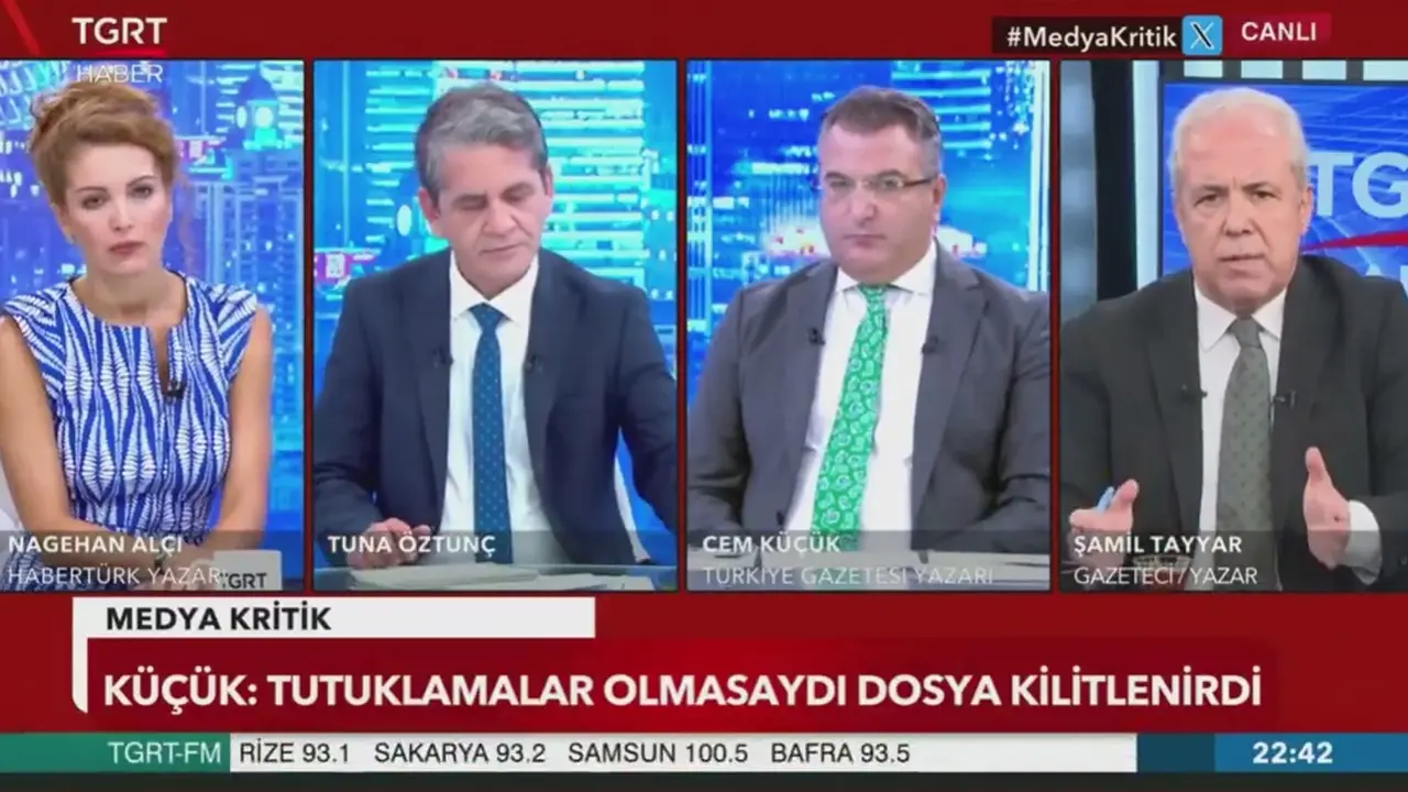 Şamil Tayyar Cem Küçük tartıştı