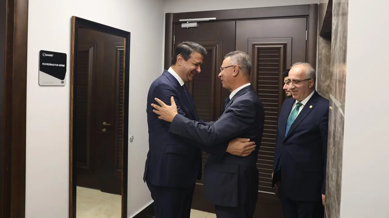 Filistin Büyükelçisi Faed Mustafa’dan Saadet Partisi’ne Veda Ziyareti