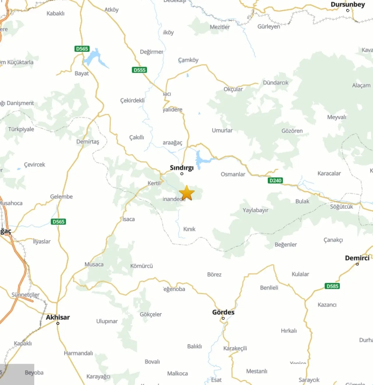 Balıkesir Sındırgı'da Deprem Oldu