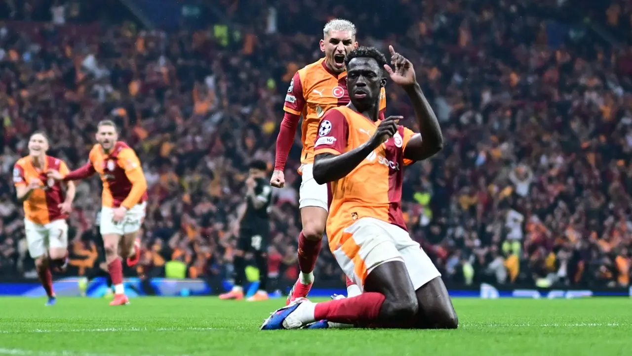 Davinson Sanchez'in gol sevinci.