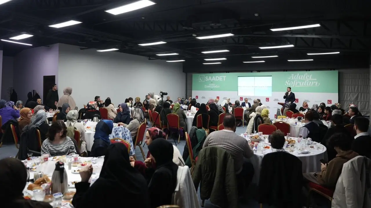 Mahmut Arıkan Saadet Partisi Kadın Kolları iftarı 23 Şubat