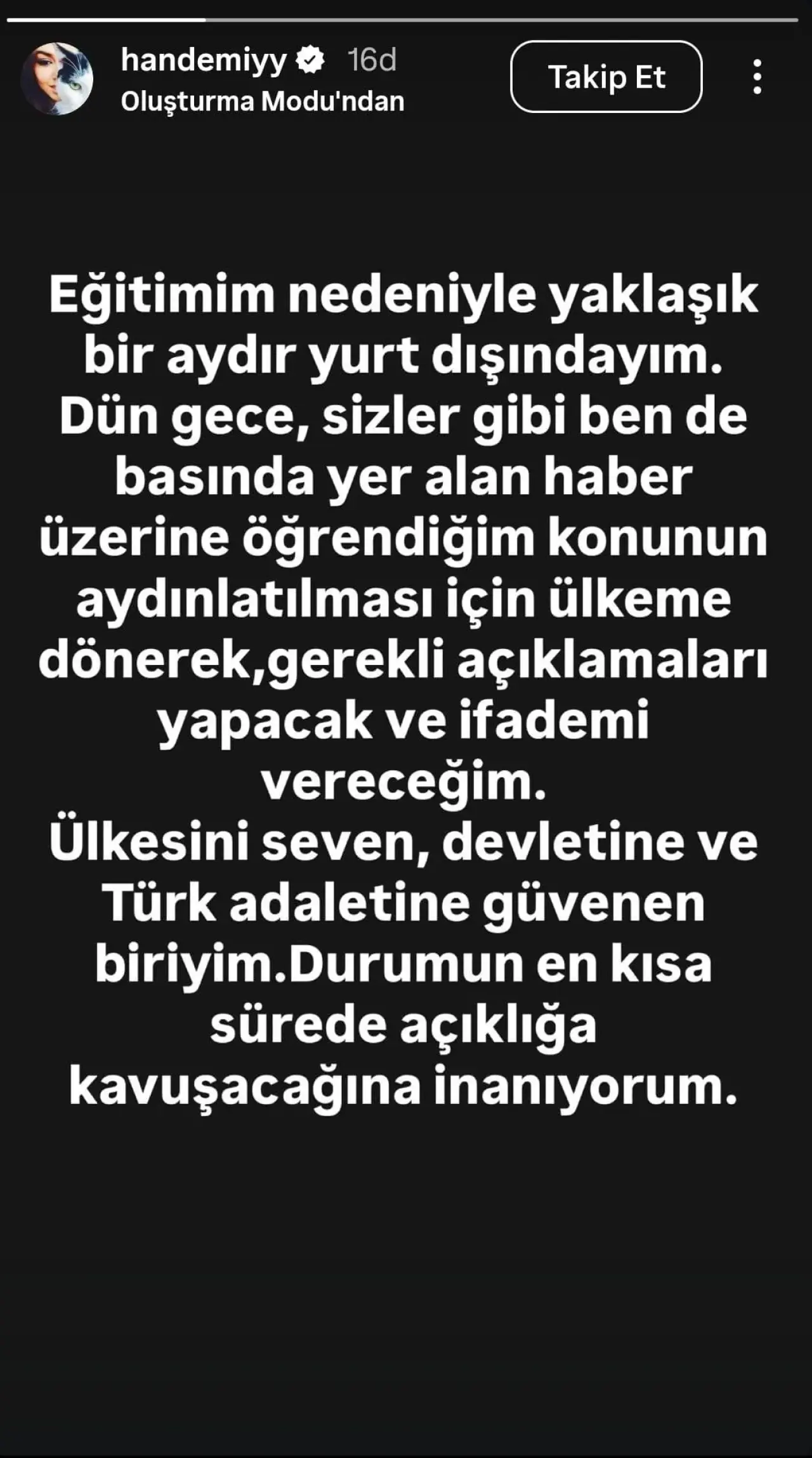 hande erçel uyuşturucu soruşturması açıklama