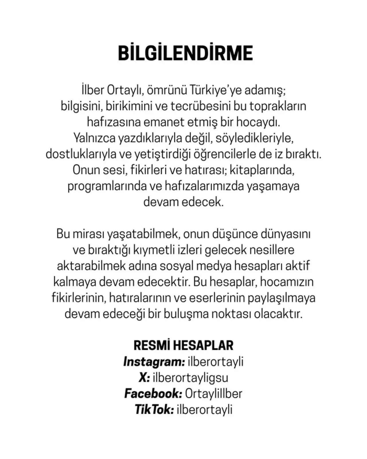 İlber Ortaylı’nın ‘Dijital’ Mirası Yaşayacak