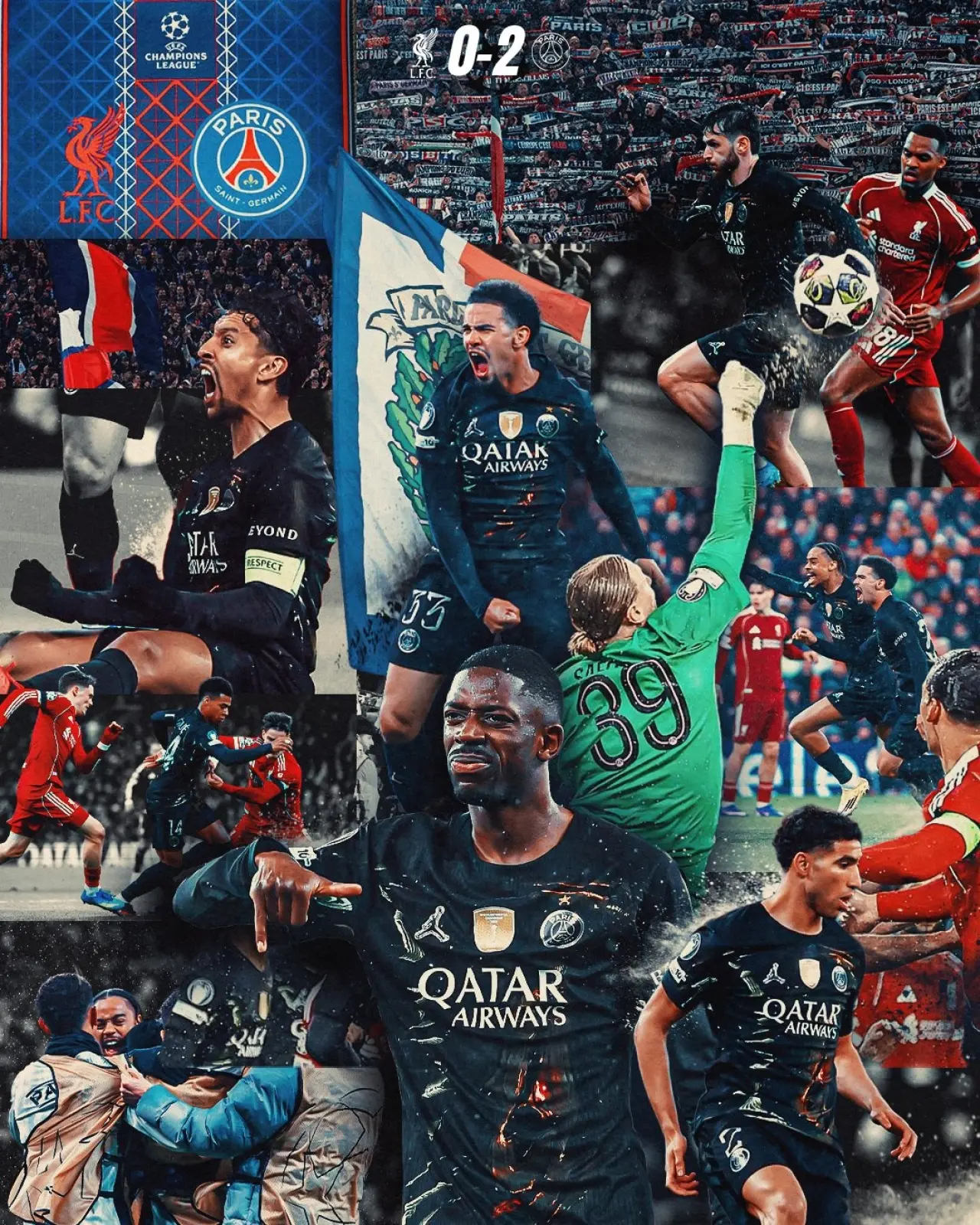 Dembele Şov Yaptı... PSG Şampiyonlar Ligi'nde Yarı Finalde