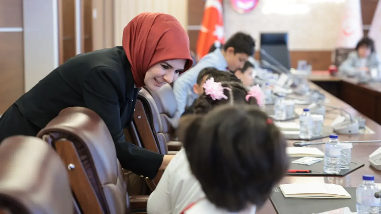 Bakan Mahinur Özdemir Göktaş, Şehit ve Gazi Çocuklarını Ağırladı