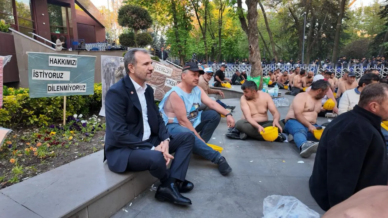 Saadet Partisi'nden Açlık Grevindeki Maden İşçilerine Ziyaret