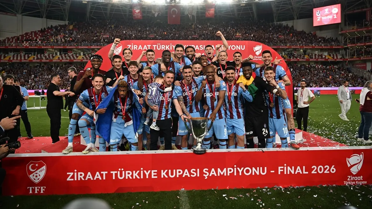 Trabzonspor Türkiye Kupası Şampiyonu Oldu
