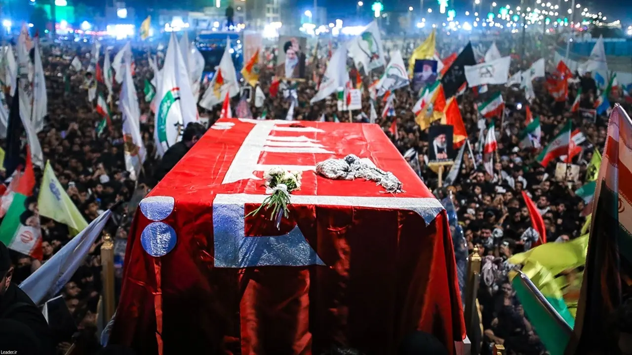 Ali Hamaney İçin Kerbela Kentinde Cenaze Töreni Yapıldı