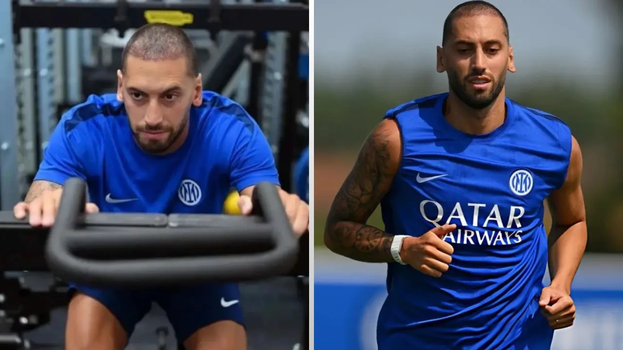 Hakan Çalhanoğlu'nun Saçları Dikkat Çekti