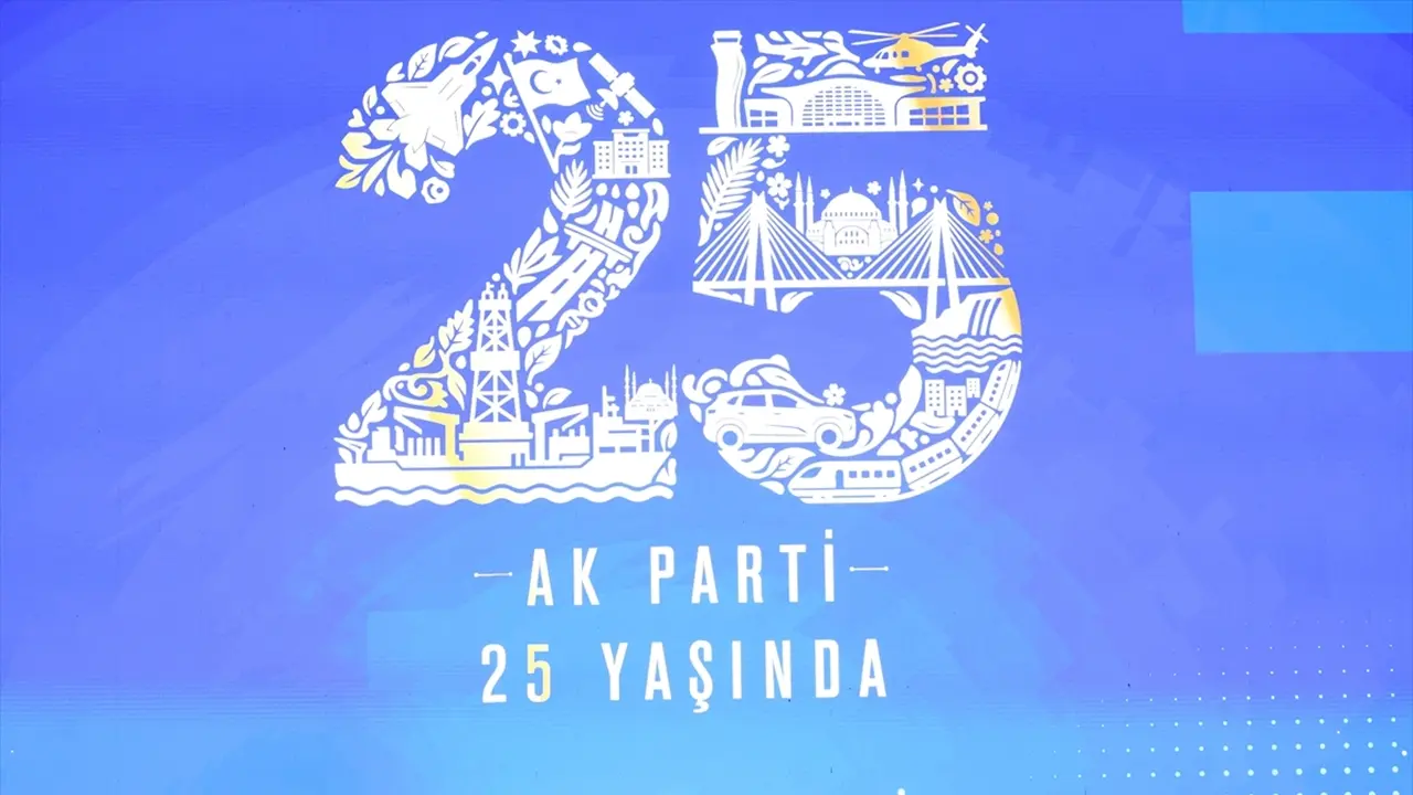 Erdoğan'dan AK Parti'nin 25. Yıl Kutlamasında Mesajlar